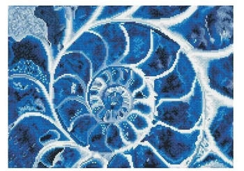Diamond Dotz Diamond Painting Blaue Nautilus