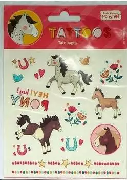 Die Spiegelburg Mein kleiner Ponyhof Tattoos, 1 Bogen