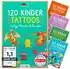 Famifidus 120 Kinder Tattoos Lustige Monster & Drachen, 7 Bögen