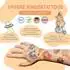Papierdrachen 100 Kindertattoos, bunter Mix Set 05, 6 Bögen