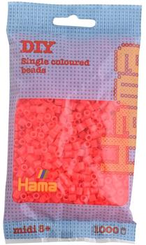 Hama.dk Hama - Perlenbeutel 1000 Stück neon-rot (207-35)