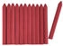 Connex Signierkreide 12 Stück rot eckig gespitzt 12 cm lang (COXT780562)