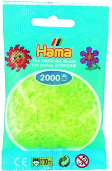 Hama Mini-Perlen 2000 Stück - neon-gelb