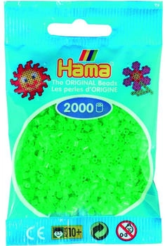 Hama Mini-Perlen 2000 Stück - neon-grün