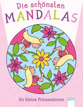 Arena Verlag Die schönsten Mandalas Block, Für kleine Prinzessinnen
