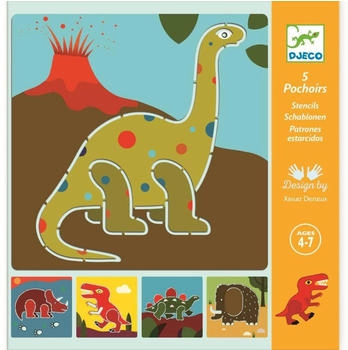 Djeco Schablonen - Dinosaurs