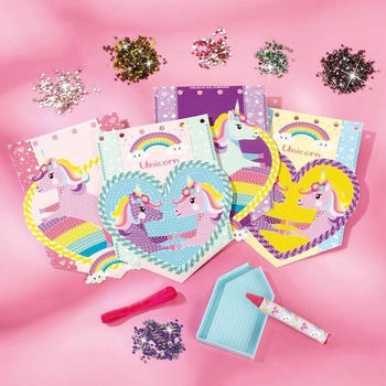Totum Creativity Einhorn 2 in 1 Geschenkbox Armbänder und Glitzer-Mosaik (15674104)