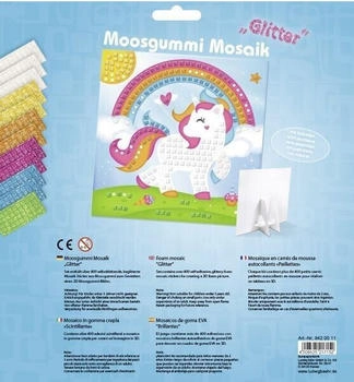 Ursus Ludwig Bähr Kinder-Bastelsets Moosgummi Mosaiken Glitter Einhorn