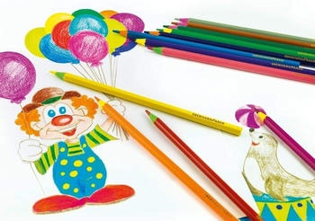 Eberhard Faber Buntstifte Colori Jumbo, 511425, farbig sortiert, 24 Stück