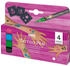 C. Kreul Tattoostift Tattoo Pen Set, sortiert, 62171, Pinselspitze, 4 Stück