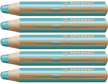 STABILO woody 3 in 1 Multistift t&uuml;rkis 5er Pack