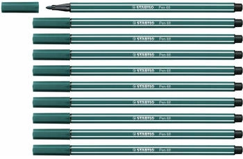 STABILO Pen 68 Fasermaler blaugr&uuml;n 10er Pack