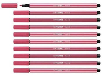 STABILO Pen 68 Fasermaler erdbeerrot 10er Pack