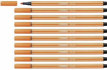 STABILO Pen 68 Fasermaler gelbrot 10er Pack