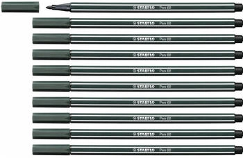 STABILO Pen 68 Fasermaler gr&uuml;nerde 10er Pack