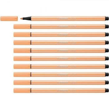 STABILO Pen 68 Fasermaler hellorange 10er Pack