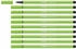 STABILO Pen 68 Fasermaler neongrün 10er Pack