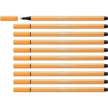 STABILO Pen 68 Fasermaler papaya 10er Pack