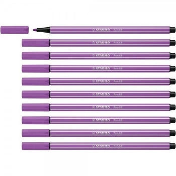 STABILO Pen 68 Fasermaler pflaume 10er Pack