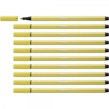 STABILO Pen 68 Fasermaler senf 10er Pack