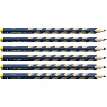 STABILO EASYcolors Linksh&auml;nder 6er Pack dunkelblau