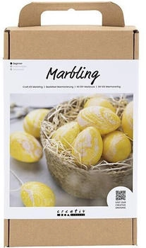 Creativ Company DIY Sets Dekoartikel Kreativ Set Marmorierung, Rosa, Gelb