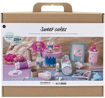 Creativ Company DIY Sets Basisversion Maxi Kreativ Mix Süße Kuchen, Sortierte Farben, Kuchen und Süßigkeiten