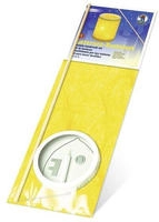 Ursus 6740000 - Laternen-Bastelset, mit Strohseide, ca. 20 x 15,3 cm, gelb
