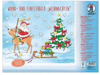 Ursus Kinder-Bastelsets Wand- und Fensterbild, Weihnachten