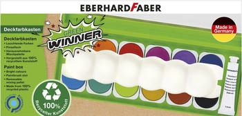 Eberhard Faber Green Winner Deckfarbkasten 1 Deckweiß 12 Farben (578313)