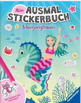 Ravensburger Activity Mein Ausmalstickerbuch Meerjungfrauen (41628)