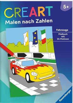 Ravensburger Kreativit&auml;t CreArt Malen nach Zahlen Fahrzeuge (48886)