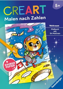 Ravensburger Kreativit&auml;t CreArt Malen nach Zahlen Zauberpapier Weltraum (48875)