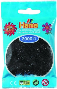 Hama Mini B&uuml;gelperlen schwarz 2000 St&uuml;ck (501-18)