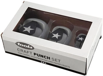 Creativ Company Motivstanzer-Set Stern grau
