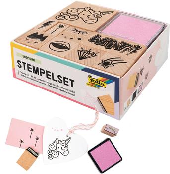 Folia Stempelset Unicorn