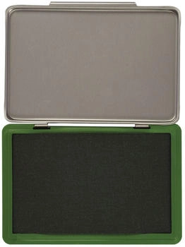 Q-CONNECT Stempelkissen gr&uuml;n, Gr&ouml;&szlig;e: 2, Abdruckma&szlig;: 110 x 70 mm
