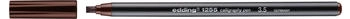 edding Filzstifte 1255, Calligraphy Pen 3.5, Strichbreite 3,5mm, dunkelbraun