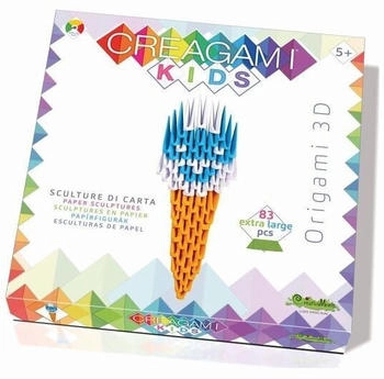 CreativaMente Origami 3D KIDS Eiscreme, 83 Teile