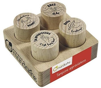 Avenue Mandarine 4x Stempel-Set