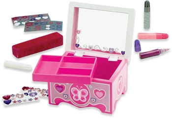 Melissa & Doug Decorate-Your-Own: Wooden Jewellery Box
