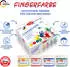 Viva Kids Fingerfarbe, 4er Set, gelb, rot, grün, blau