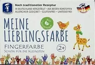 Feuchtmann Meine Lieblingsfarbe Fingerfarbe, 4er Set, gelb, rot, grün, blau Feuchtmann Meine Lieblingsfarbe Fingerfarbe, 4er Set, gelb, rot, grün, blau