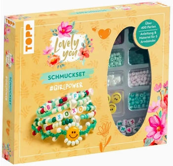 Topp Lovely You Schmuckset #GirlPower. Anleitung und Material für 5 Armbänder