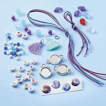 Totum Disney Frozen Schmuckbastelset: Buchstaben Armbänder basteln