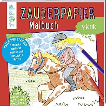 Topp Zauberpapier Malbuch Pferde