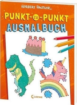 Loewe Punkt-zu-Punkt-Ausmalbuch (orange)