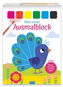 Trötsch Malbuch Mein erster Ausmalblock Pfau