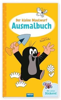 Trötsch Der kleine Maulwurf Ausmalbuch mit Stickern