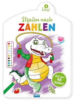 Trötsch Malen nach Zahlen 3. Level Malbuch